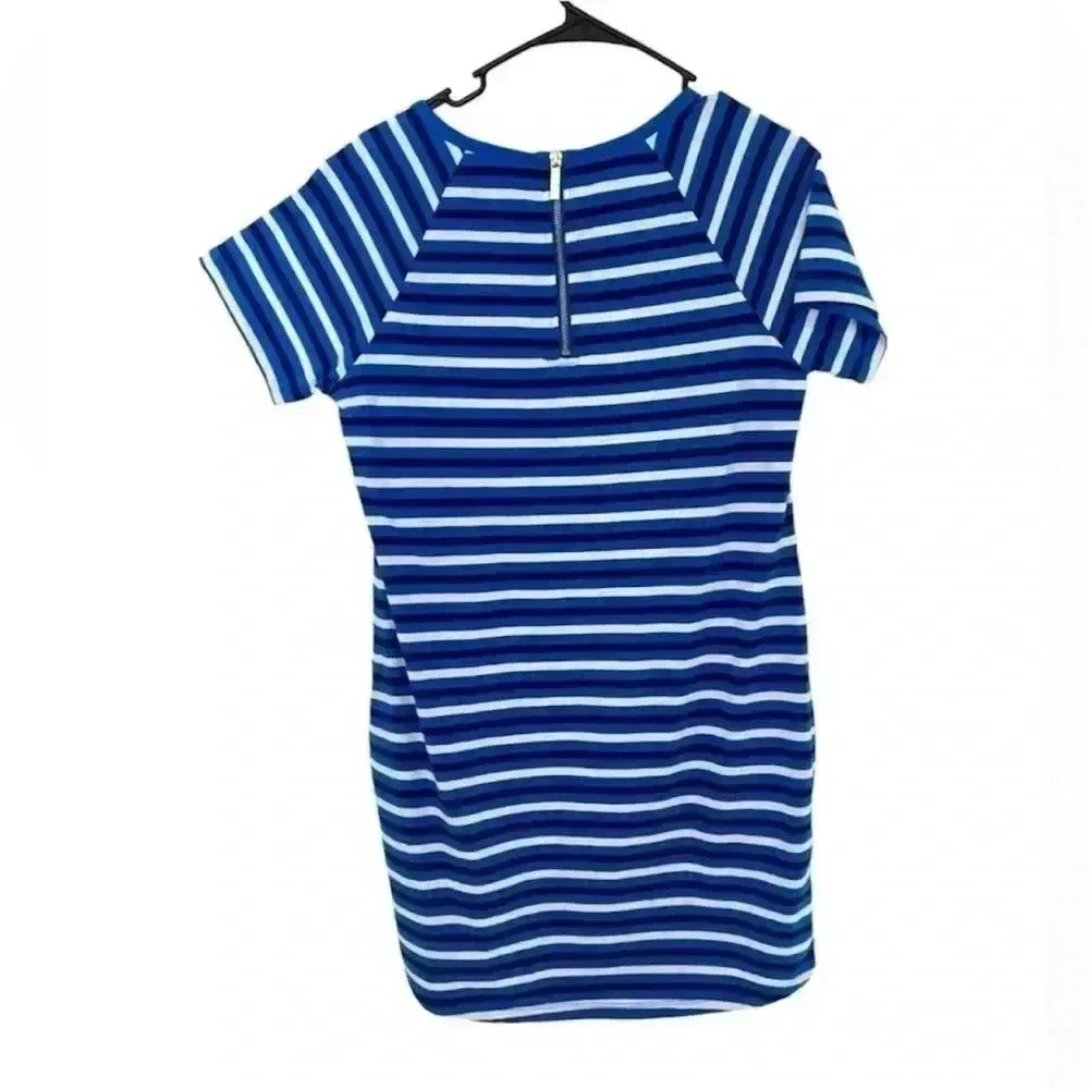 Michael Kors striped blue and white T-shirt dress - Picture 3 of 5